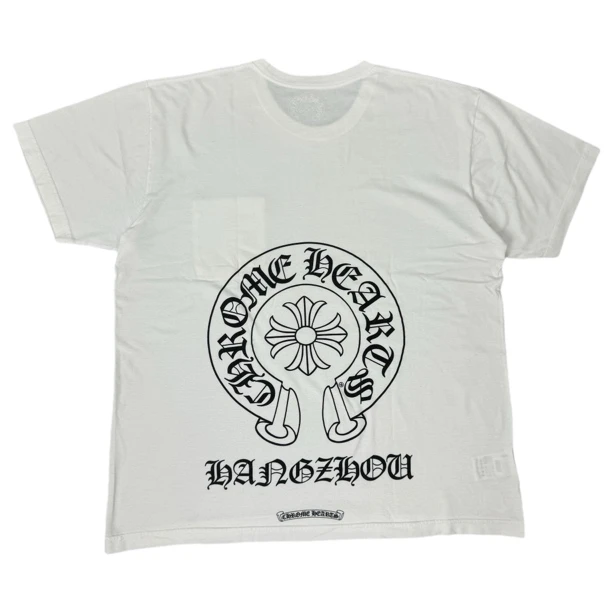 99新 Chrome Hearts/克罗心 十字印花口袋短袖/XL码