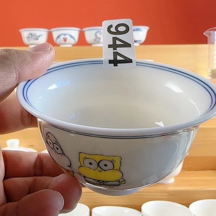 曹*美非正品手绘陶瓷茶具