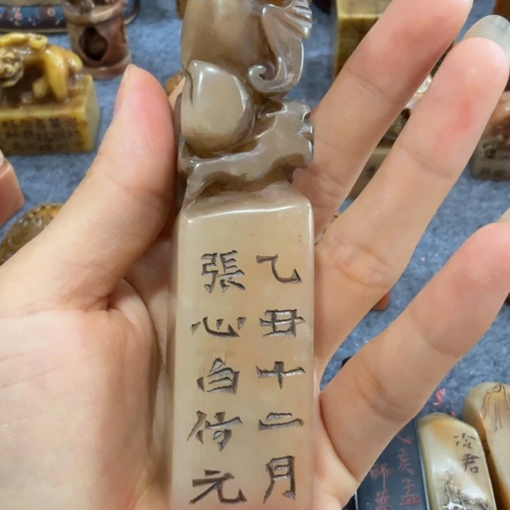 闲***鹤寿山石印石闲老师闪购