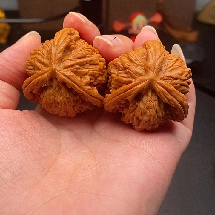 醉***爱文玩核桃把件白奔