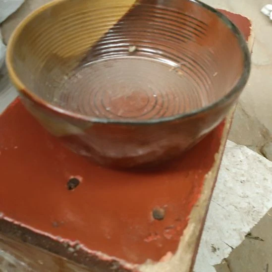 陶瓷用****2磁州窑老厂粗瓷碗两支