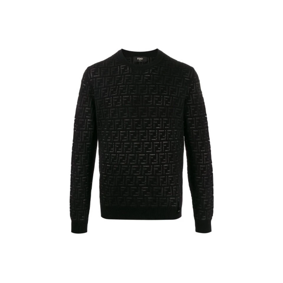 全新未使用 FENDI/芬迪 双F满印卫衣