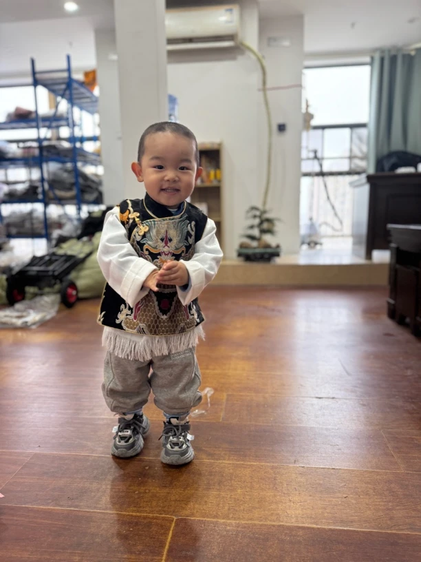 【龙马甲】儿童藏式四色春夏款男女同款时尚百搭民族风龙马甲