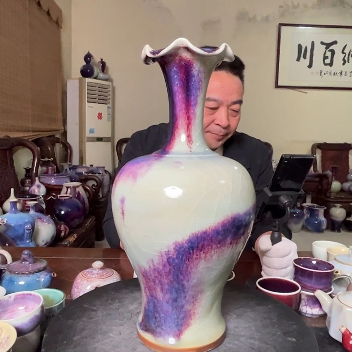 牛家钧窑牛自恒老师钧瓷