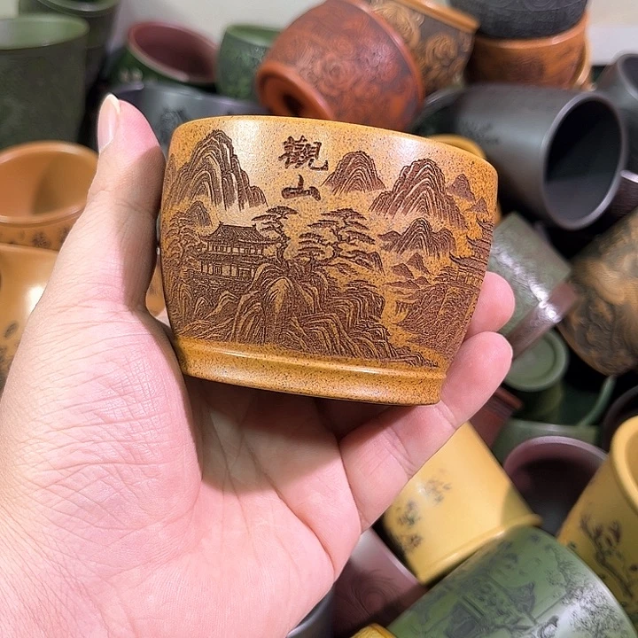 茶杯紫砂全手工紫砂主人杯