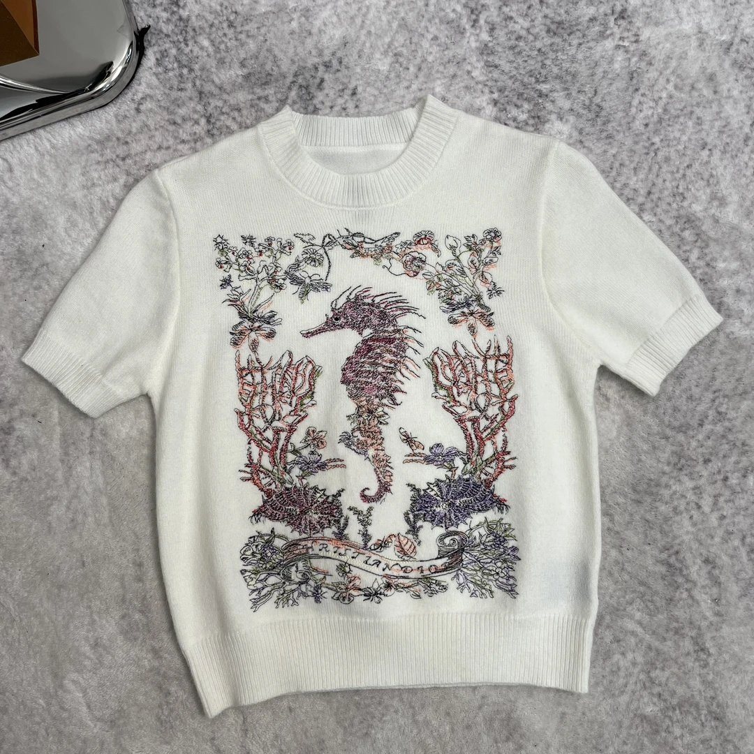 南油高货工厂时尚流行迪迪海马短袖90112