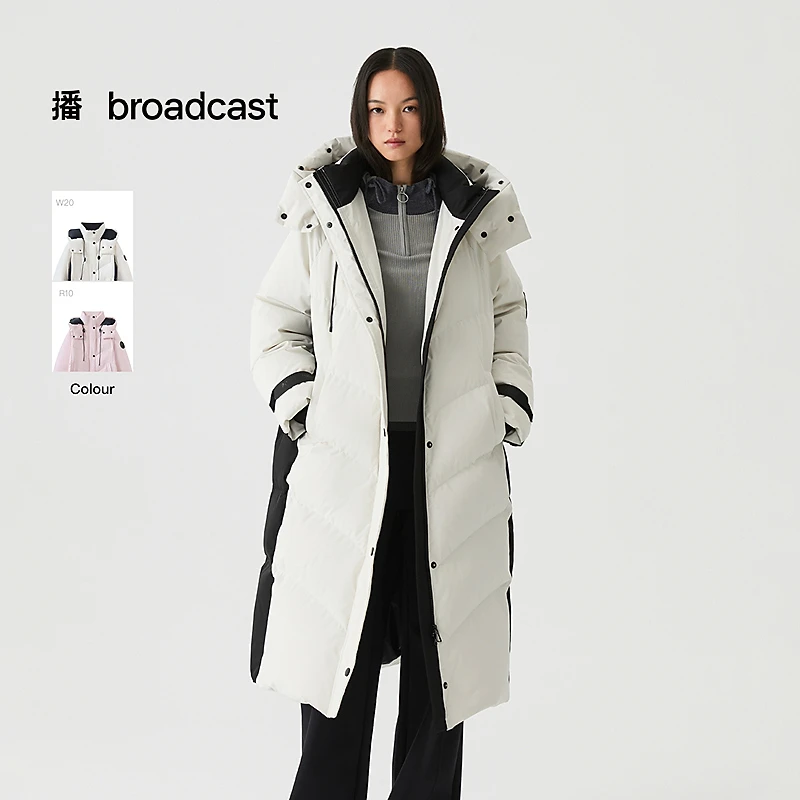 【达人专属】播连帽羽绒服长款DDS4RD5243