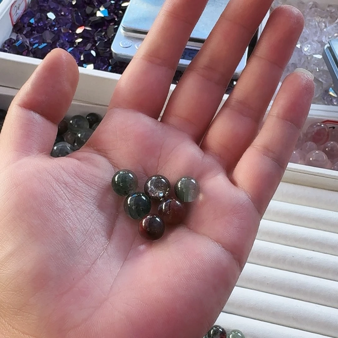 绿幽灵单珠未镶嵌水晶布****）