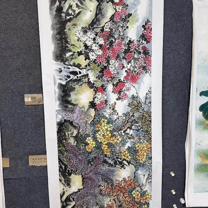 国画国画花鸟画作品