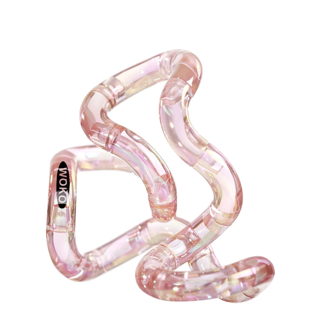 正版幻想陶瓷珠光美人鱼独角兽减压网红玩具专注力手指疗法扭扭乐