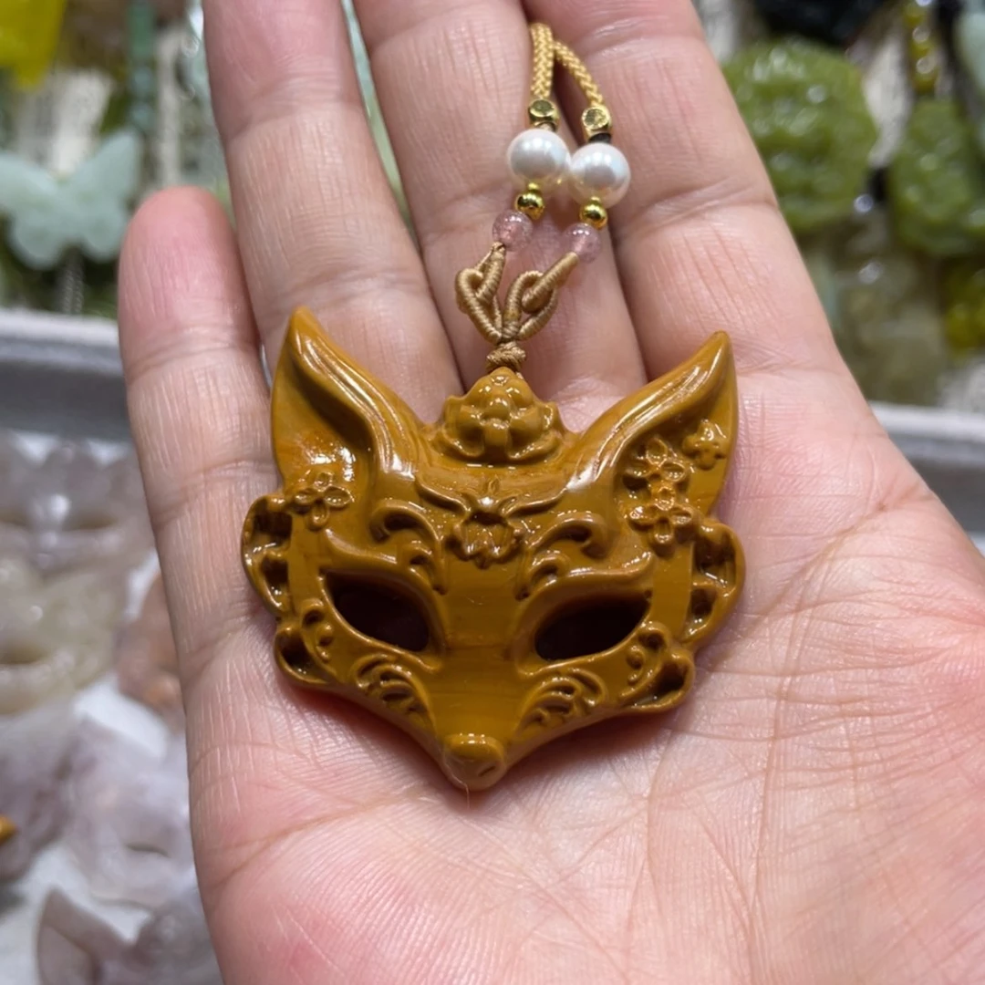 【闪购商品】岫玉颈饰未镶嵌慕*月1吊坠