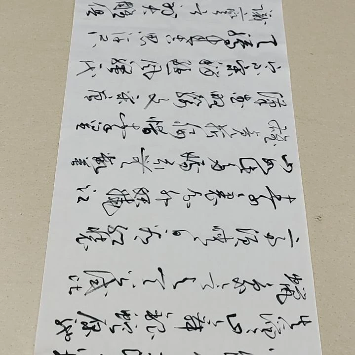 书法程纵老师沁园春雪