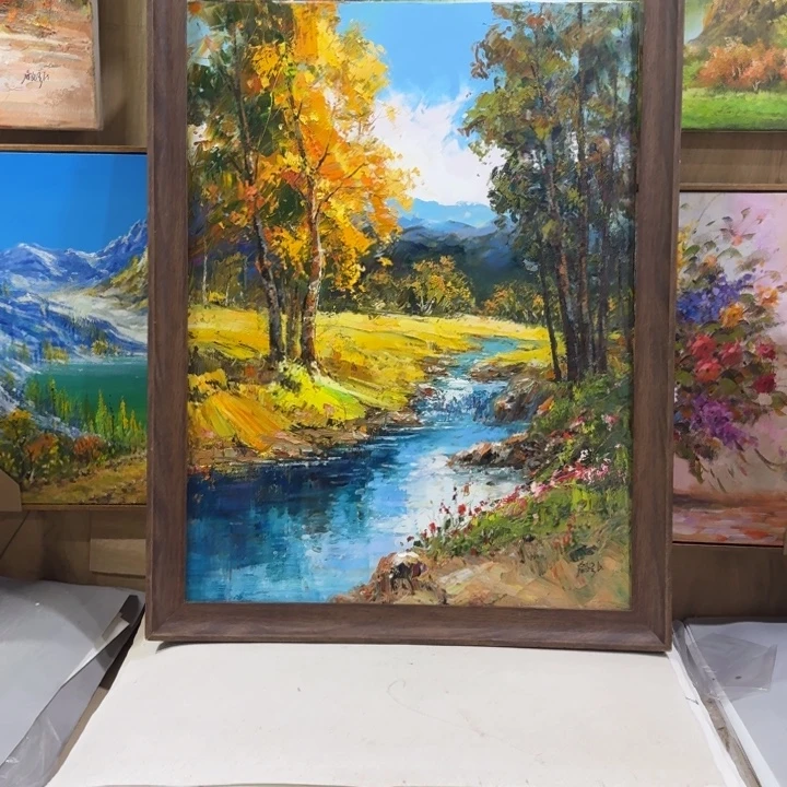 油画油画作品入选全国美展并