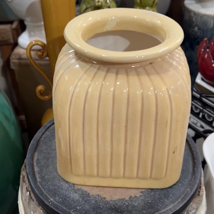 摆件花瓶陶瓷微瑕捡漏高16口8公分