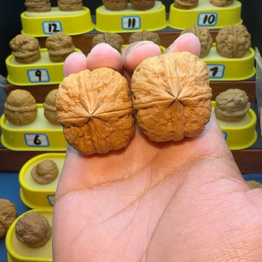 鑫****把件桃核四棱粗劲