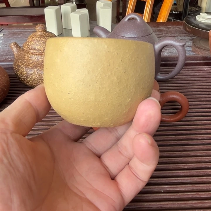 碗***玩茶壶紫砂黄龙山黄金段．手磨料