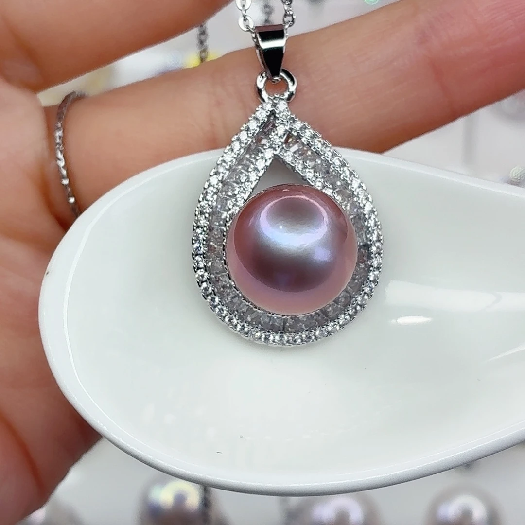 淡水珍珠颈饰合金F