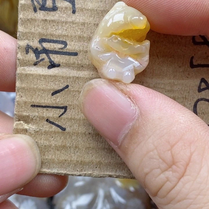 颈饰未镶嵌硅化珊瑚(珊瑚玉)锦****玉