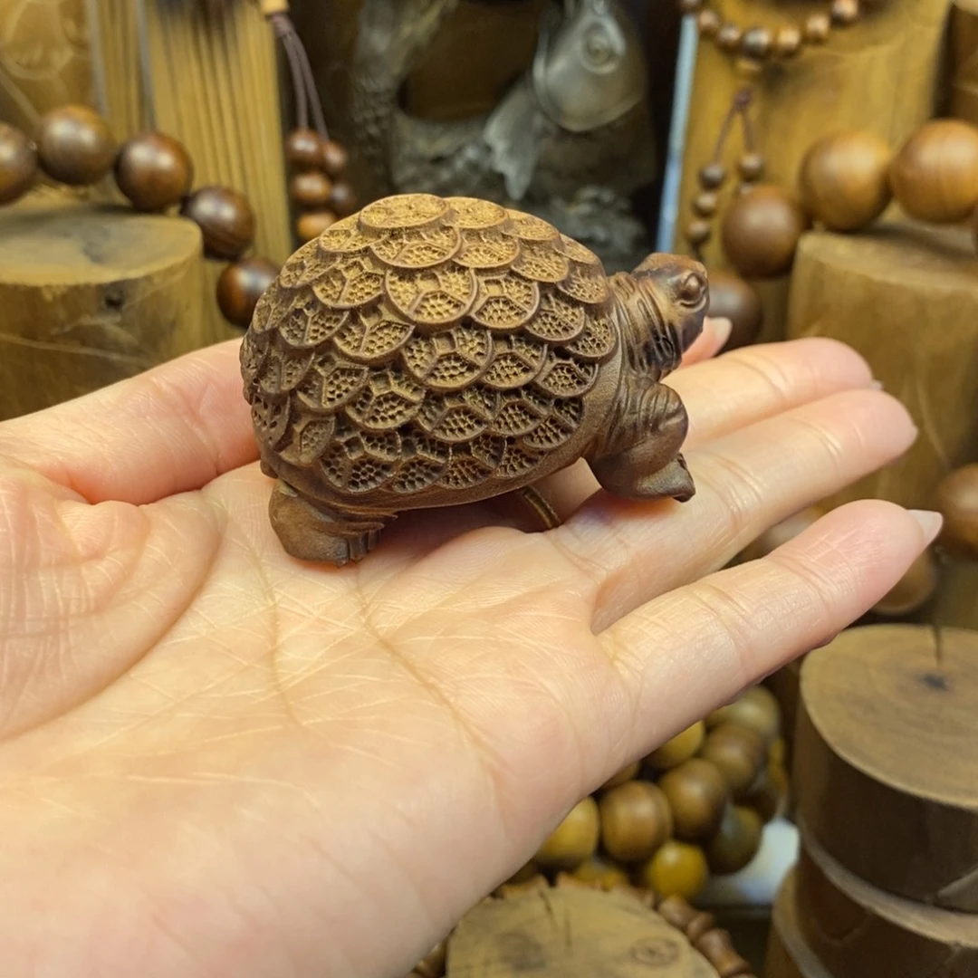 檀香木把件@*渊老山檀香把件奶香微暇