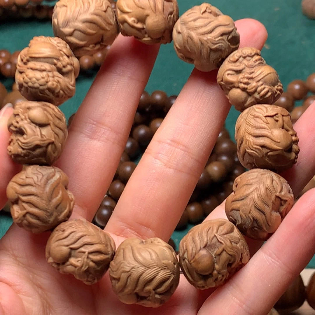 檀香木手串/手链?**?老山檀香貔貅