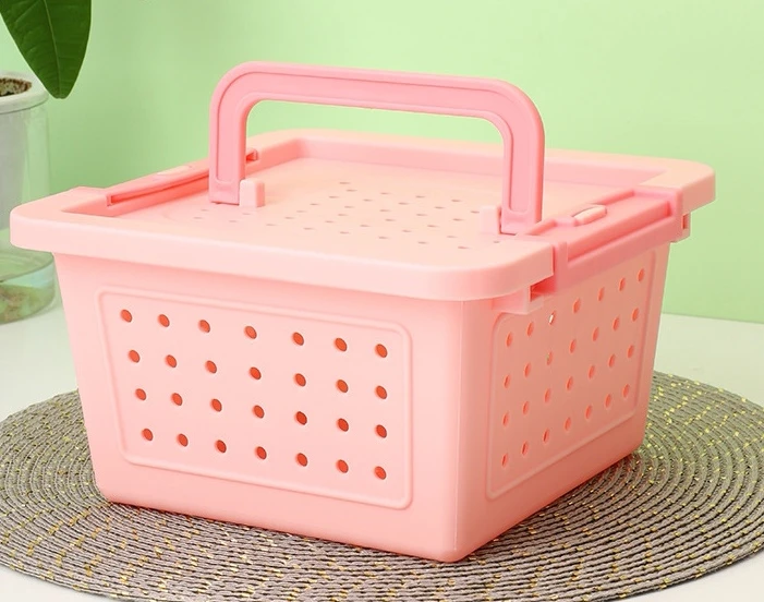 金丝熊仓鼠直毛藤盒运输笼便携透气小宠物运输盒赠垫料打包纸盒