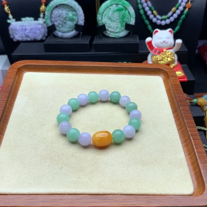 未镶嵌手链翡翠翡翠手串