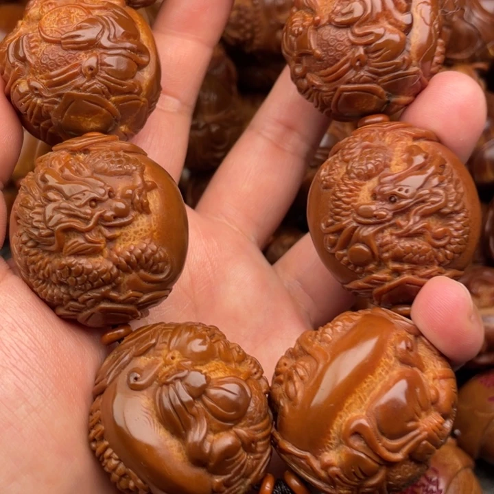 竹***_橄榄核吊坠橄榄核