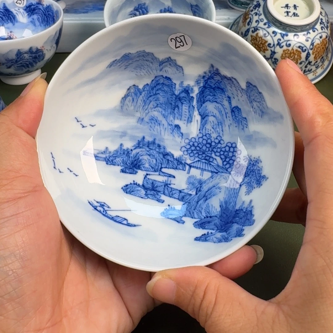景德镇纯手绘茶具圆圆297