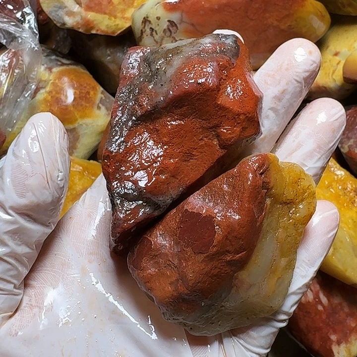 三***七寿山石寿山石的颜色