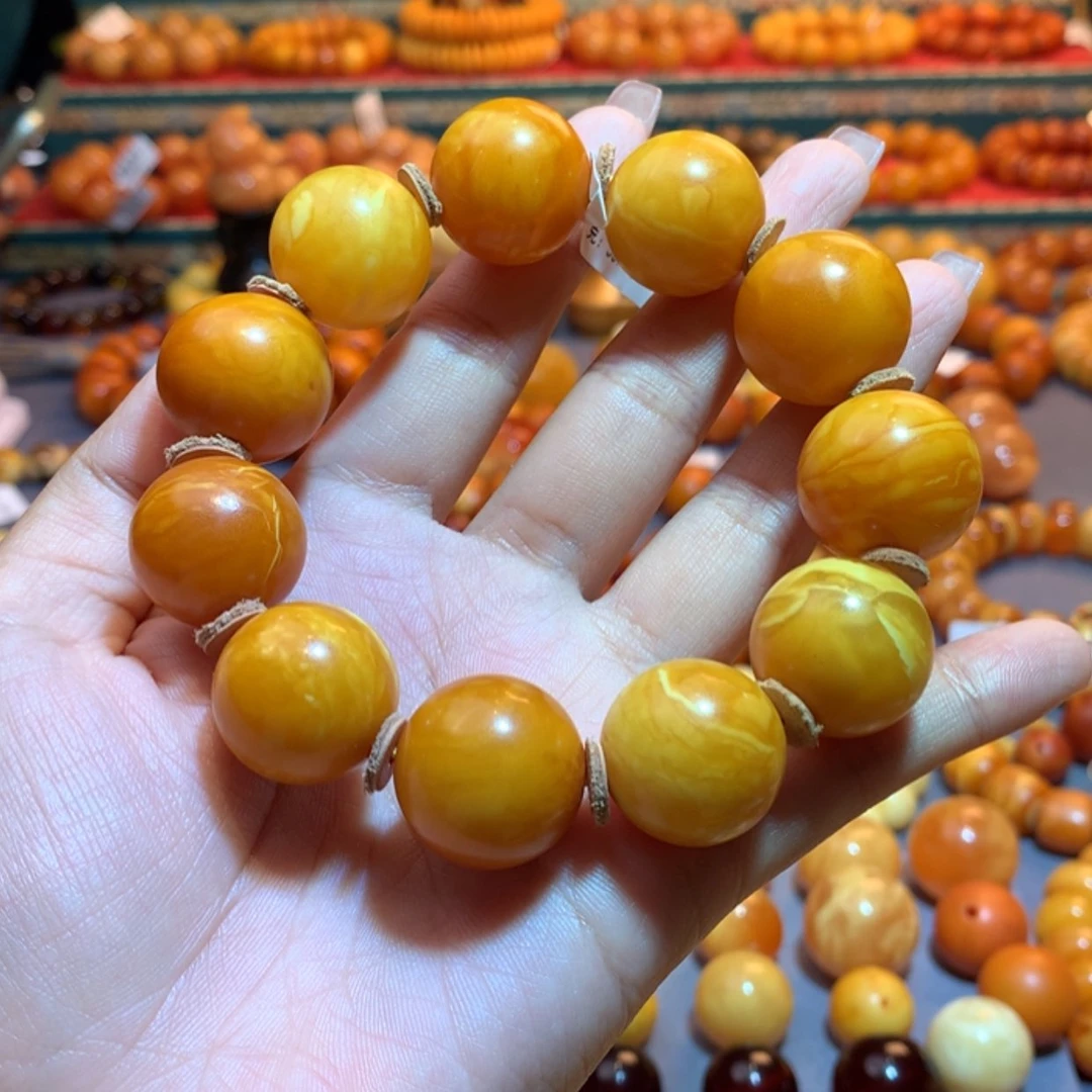 【闪购商品】未镶嵌蜜蜡手串你****、蜜蜡手串