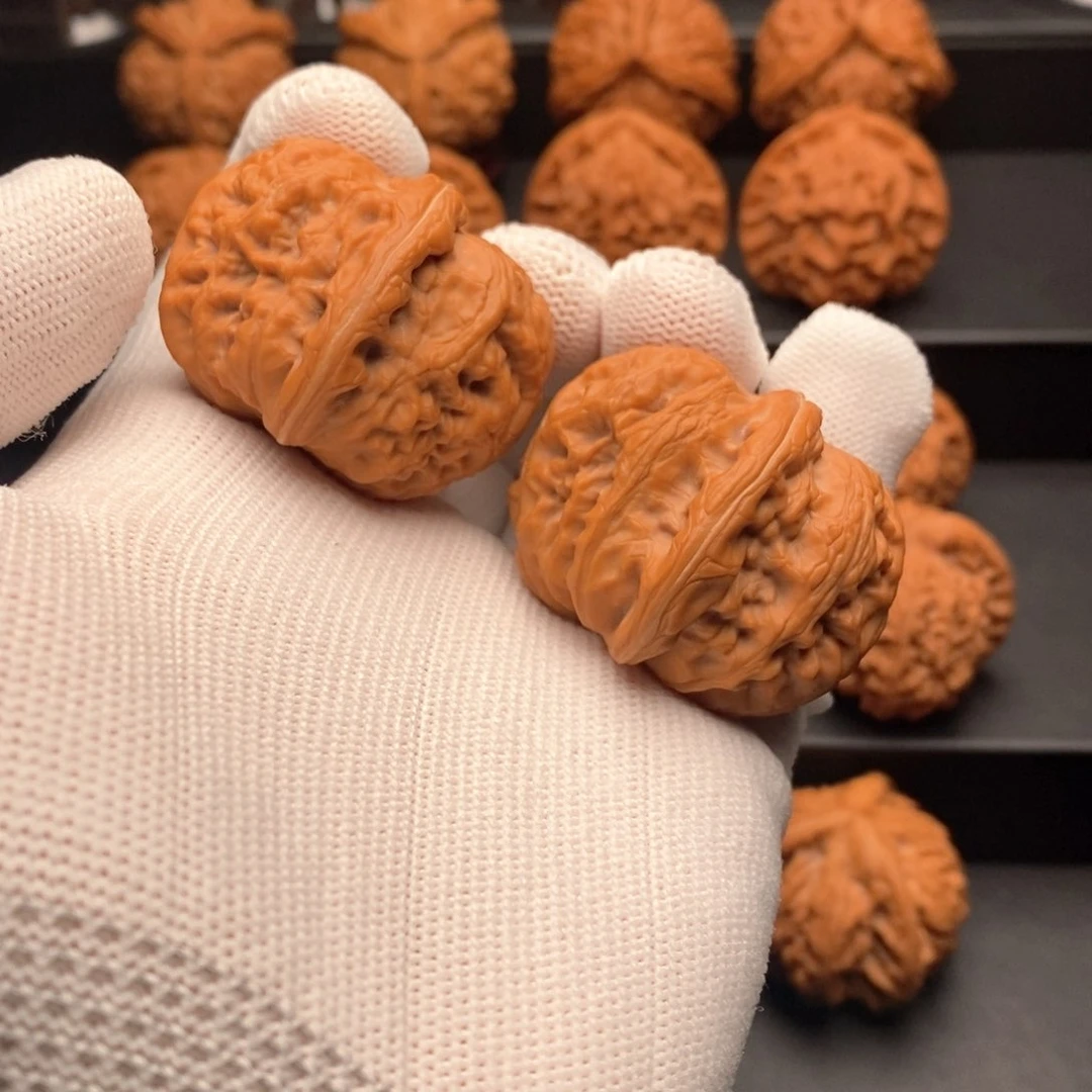 文玩核桃把件42全品元宝