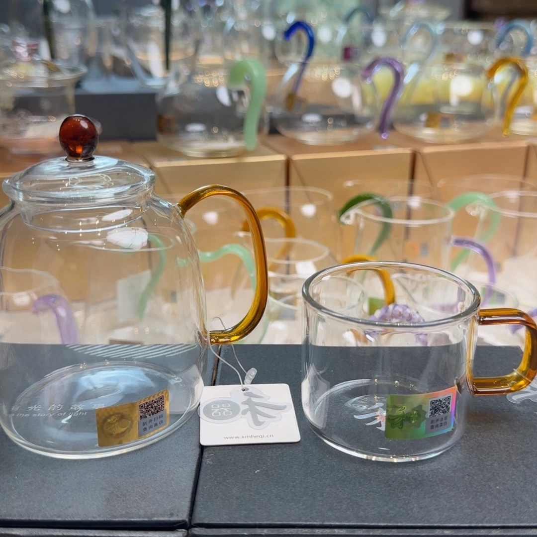 X***焉禾器宴臣壶琥珀色➕清禾杯三对琥珀色