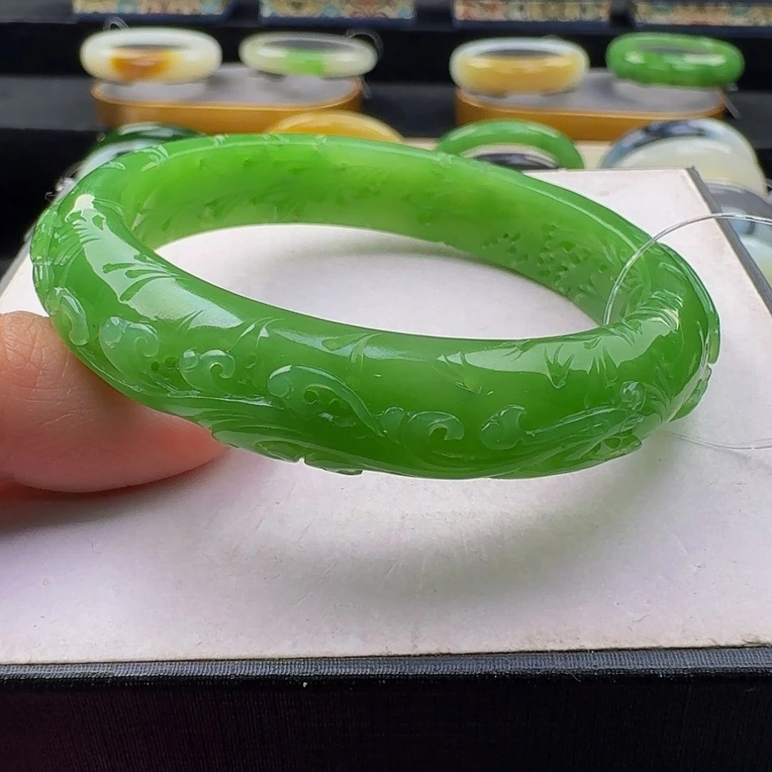 未镶嵌手镯和田玉55.3