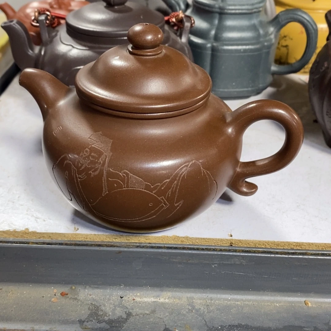紫砂茶壶原矿手工30