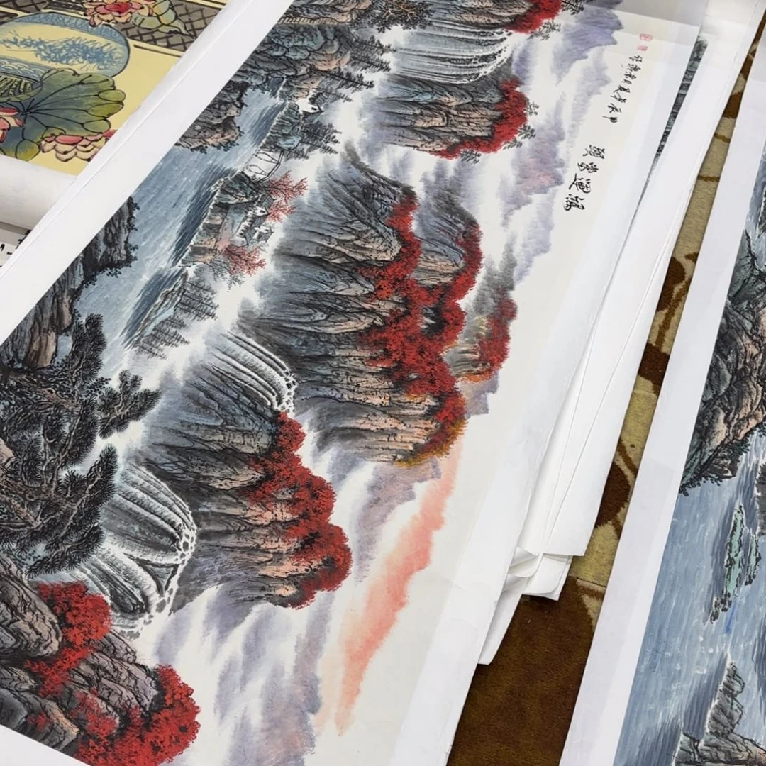 好***来国画刘景泉小六山水艺