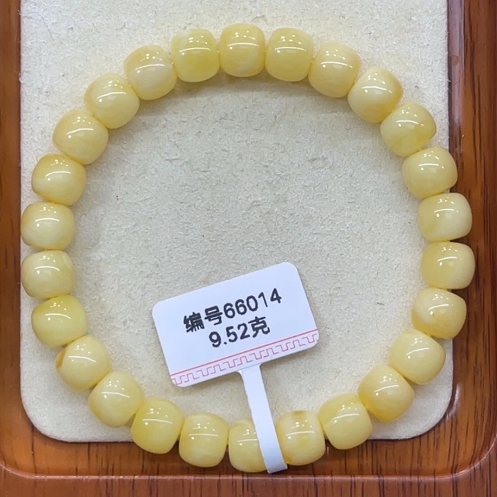 琥珀未镶嵌手链蜜蜡