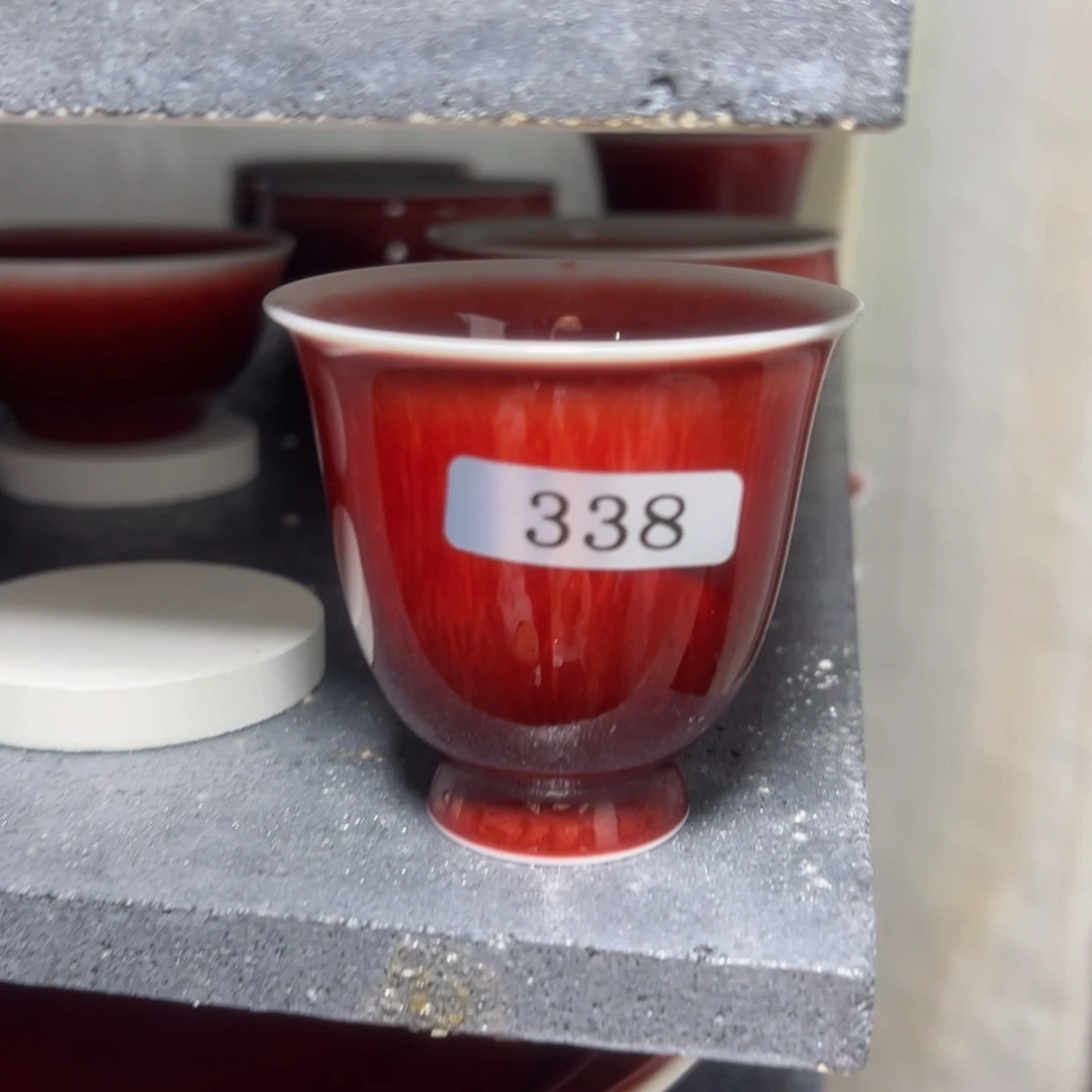 陶景德镇陶瓷郎红微瑕