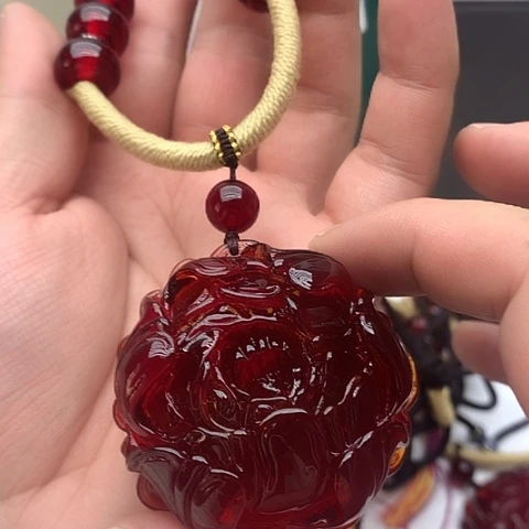 琥珀颈饰未镶嵌A11