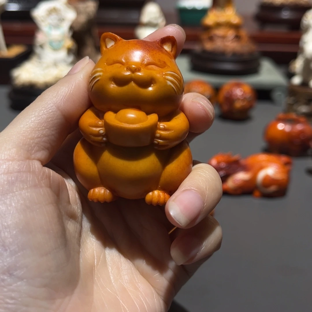 贵***贸柏木（崖柏）鹿角工艺品摆件