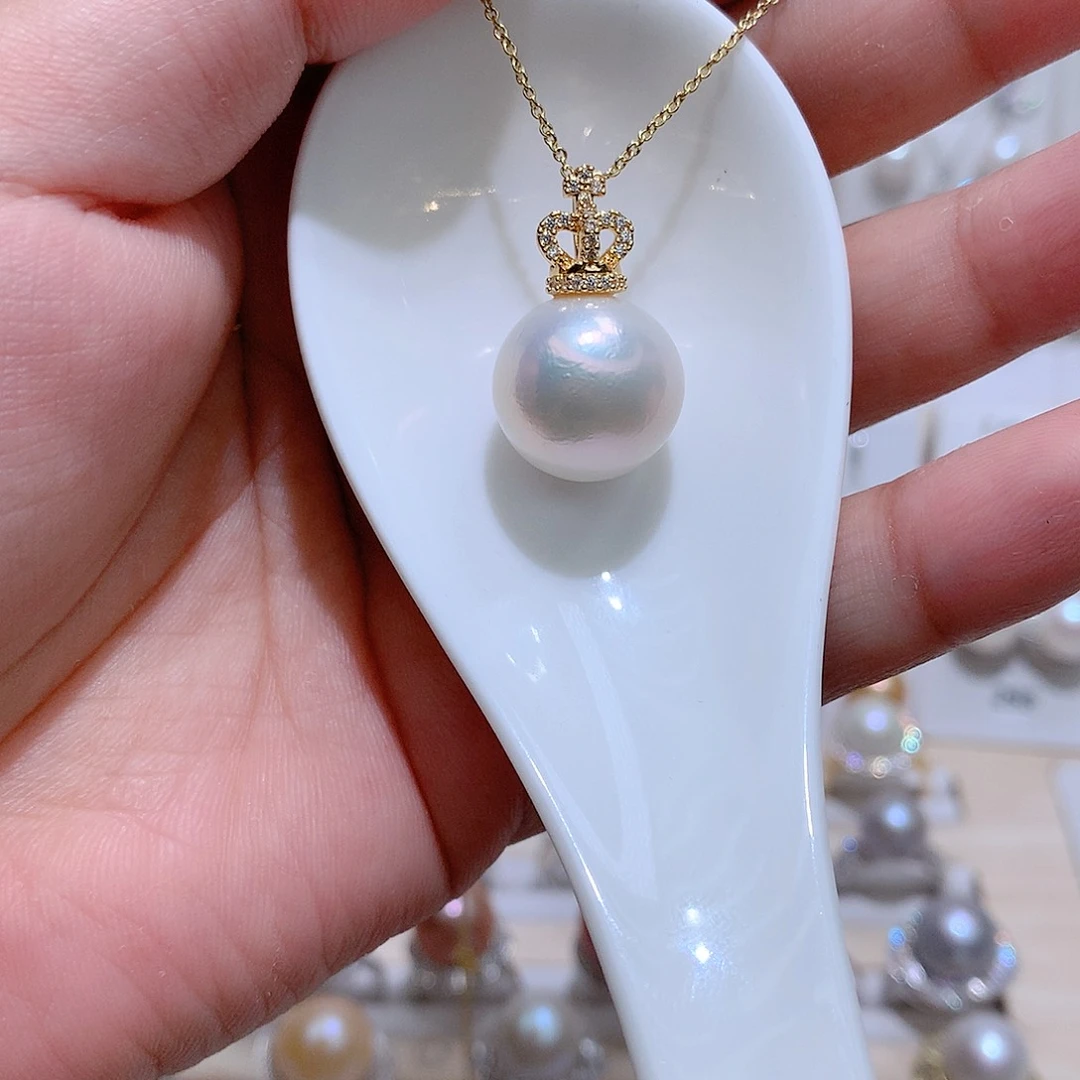 淡水珍珠未镶嵌吊坠(赠链)CC15.2m m