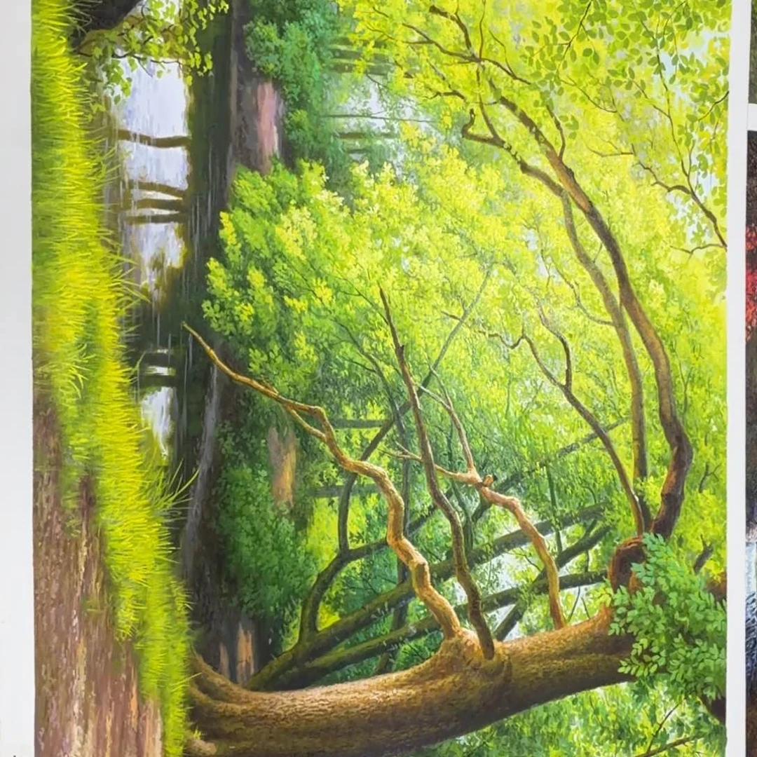 油画我也想要这样的男朋友