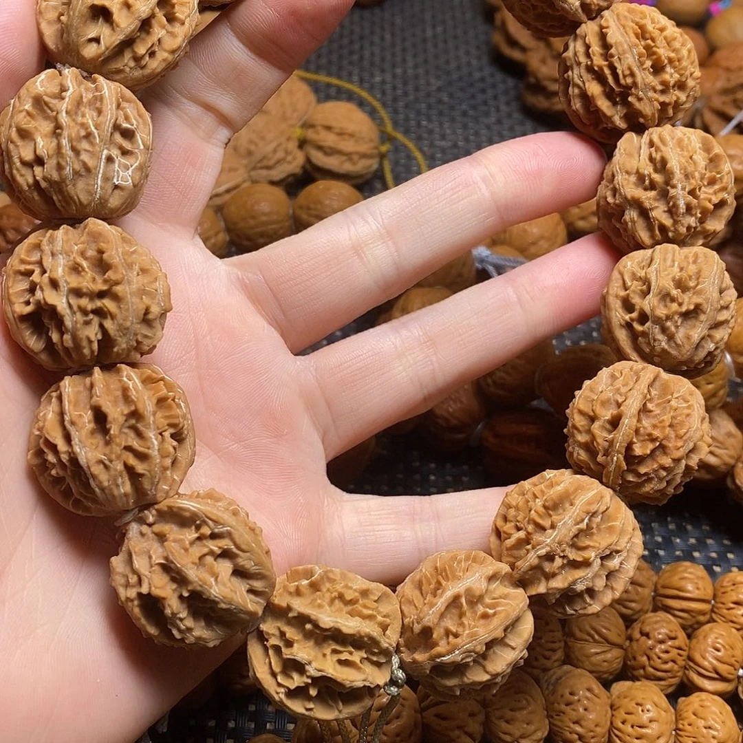 文玩核桃手串粗筋麻花