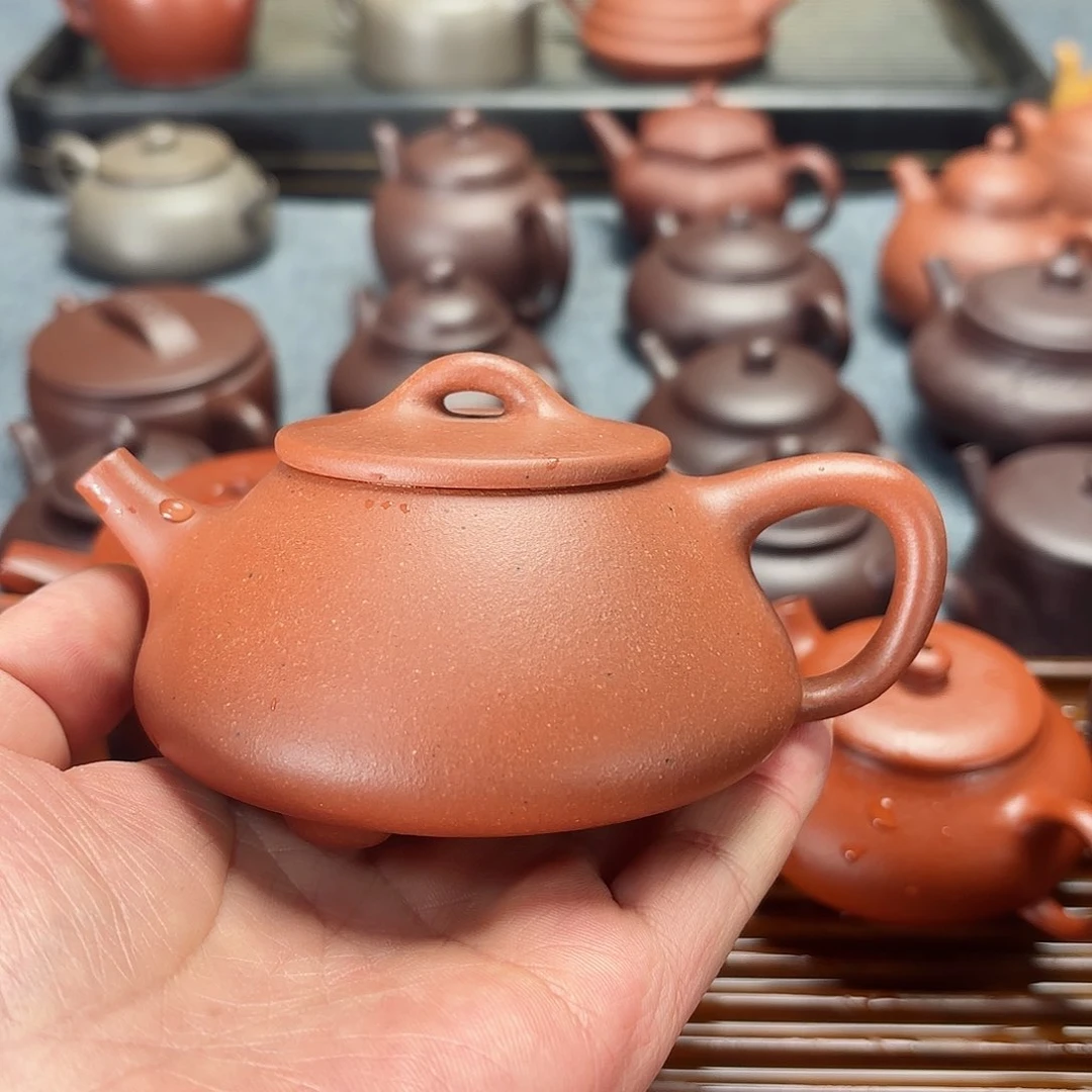 紫砂茶壶全手工平盖