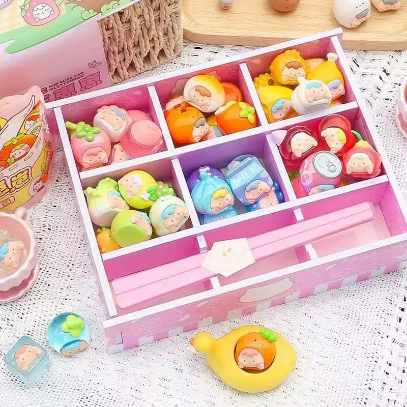 现拆  加加乐正版贪吃崽崽系列萌粒盲袋