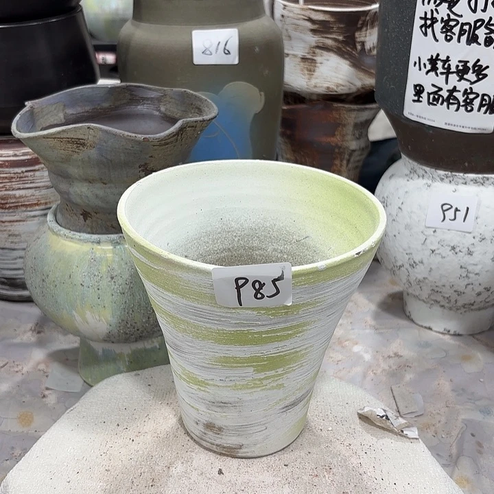 摆件高16，口15，有孔985