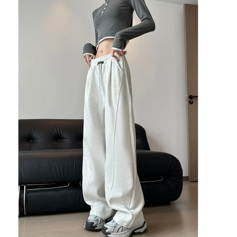 【黑标弯刀裤】金标品质2025年新款春秋高腰显瘦镰刀运动休闲卫裤