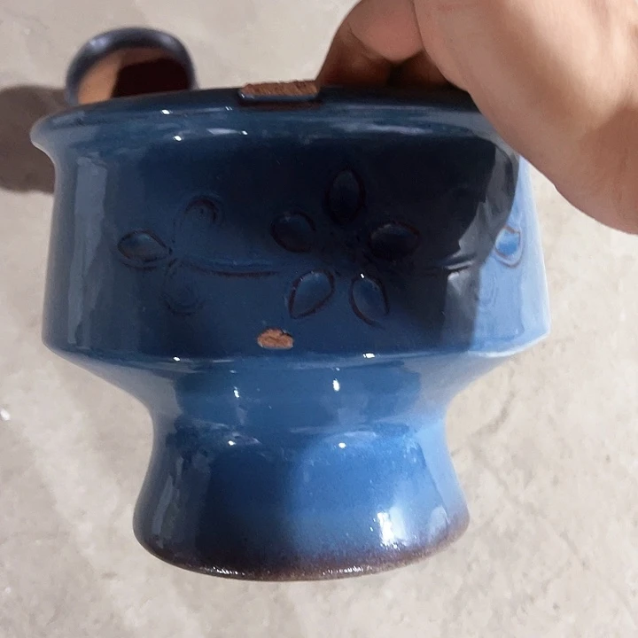 口径21高度17一只小瑕疵