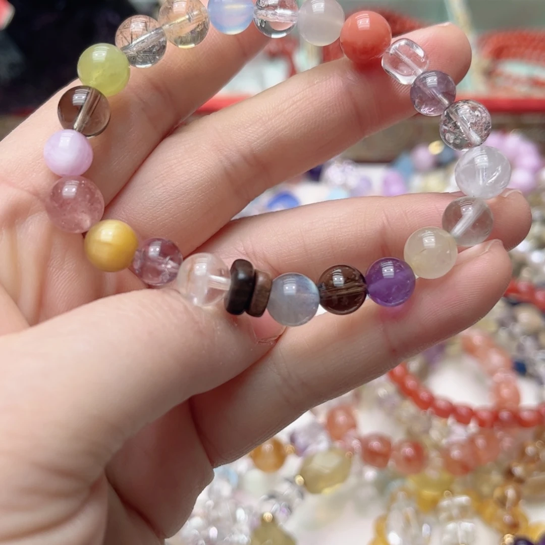 未镶嵌手链水晶水晶多宝