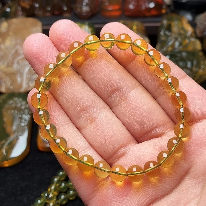 琥珀未镶嵌裸石7➕金兰58