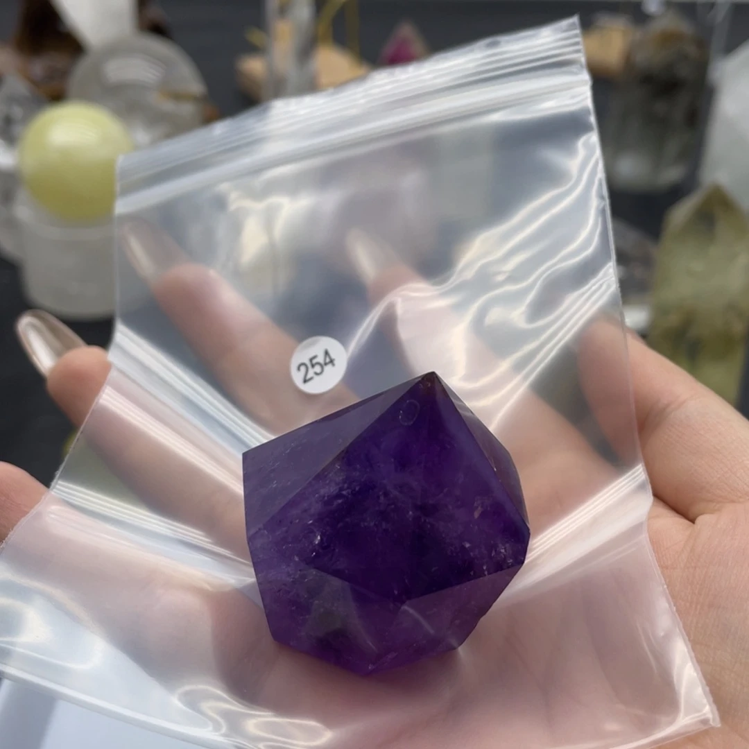 紫晶珠宝半成品未镶嵌254